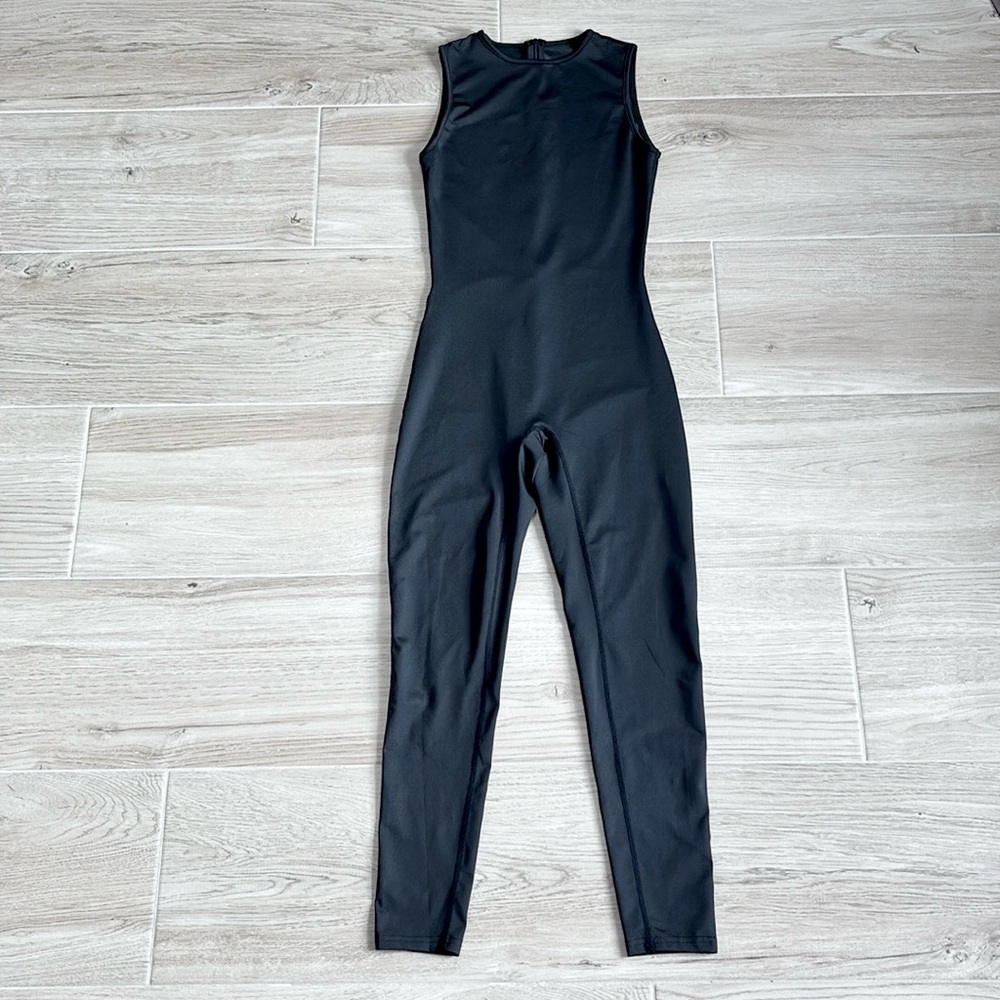 Black Sleeveless Jumpsuit